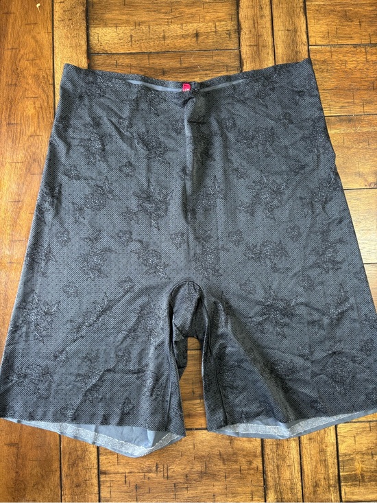 SPANX Pants - Black Floral Shapewear Shorts